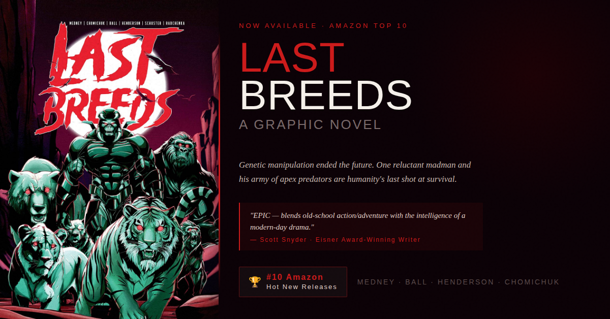 Move Over, Mad Max — Last Breeds Is the Post-Apocalyptic Graphic Novel You Need to Read
