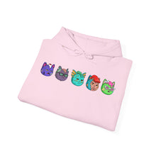 5 Cats, One Hood (Hoodie Designed By Voodoo Bownz)