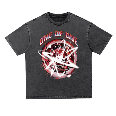 ONE OF ONE Heavyweight  Oversize Acid Wash Tee - 300 GSM