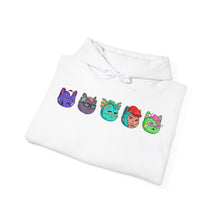 5 Cats, One Hood (Hoodie Designed By Voodoo Bownz)