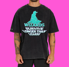 Wizards Survive Longer Than Lizards (Oversized Heavy Tee)