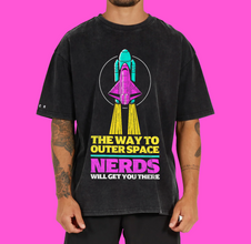 Outer Space (Heavyweight Vintage Washed Frayed)