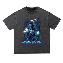 AS ONE WE AREA Heavyweight  Oversize Acid Wash Tee - 300 GSM
